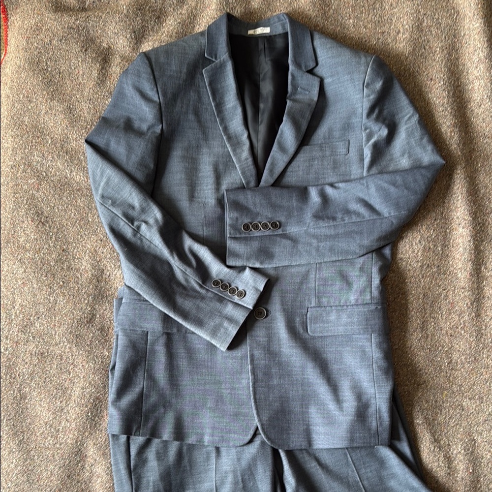 Boys Calvin Klein Blue Suit (Size 16)